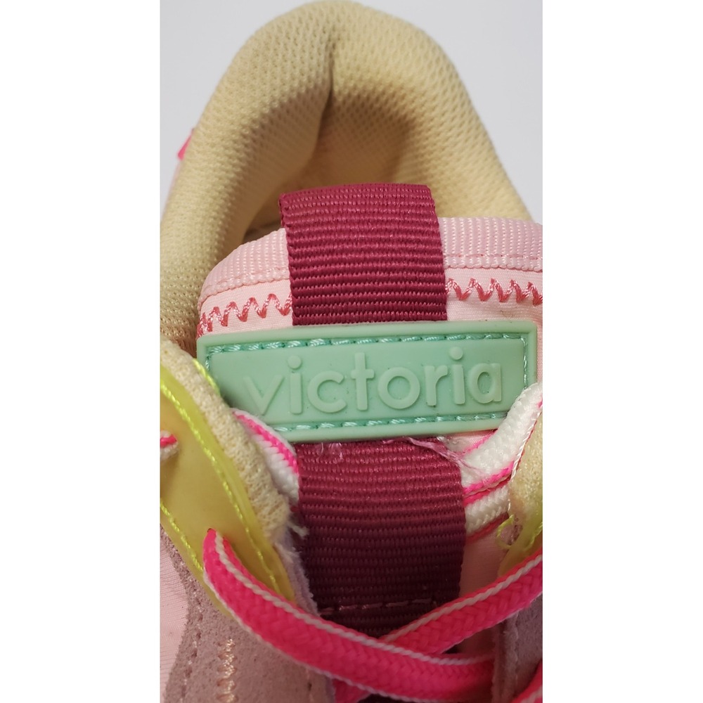 Victoria Sneakers 38/US7 Luna Multi Trainer Pink Calzados Victoria Tennis Shoes - Picture 13 of 16